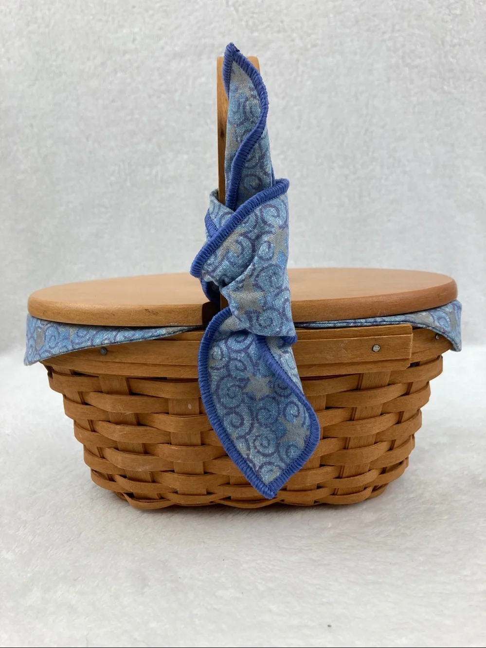 VTG Longaberger Century Celebration 2000 Cheers Basket with Lid 8”